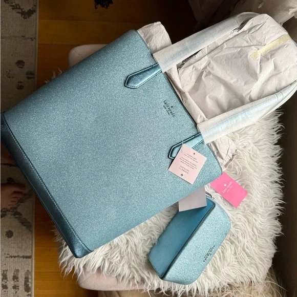 Kate Spade Tinsel Tote Bundle - Picture 4 of 5
